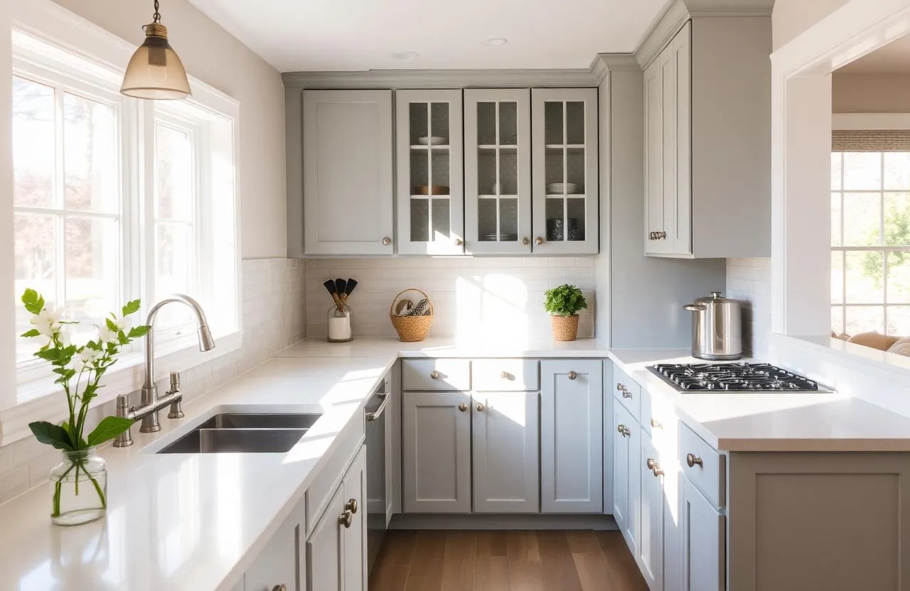 Updated galley kitchen in Eastlake, OH