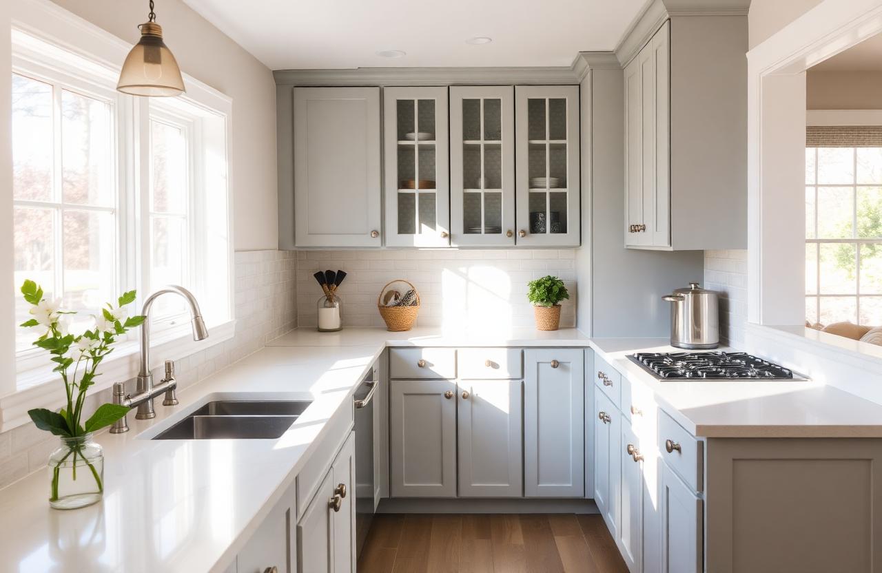 Updated galley kitchen in Eastlake, OH