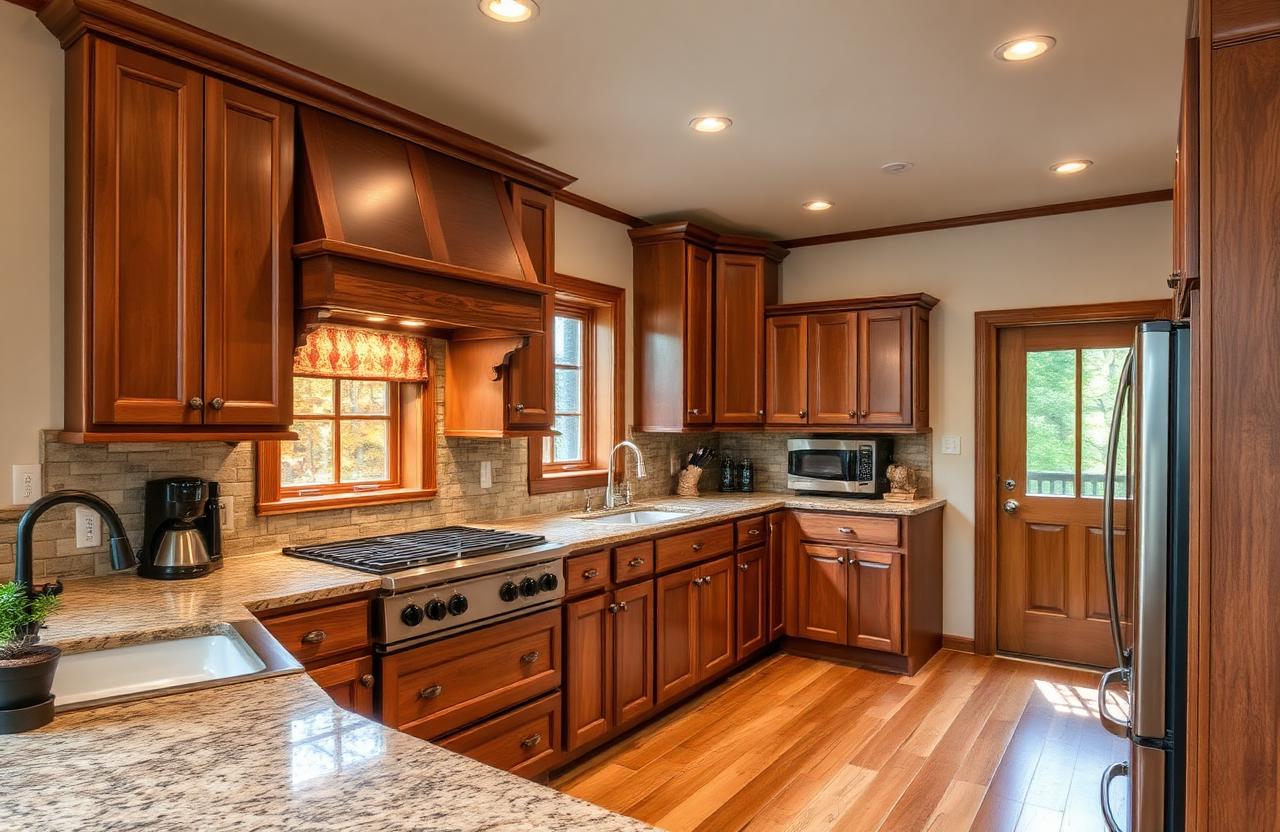 Rustic updated kitchen in Kirtland, OH