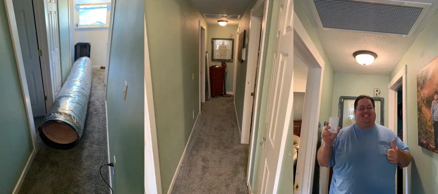 Whole house Quiet Cool 4700 fan installation