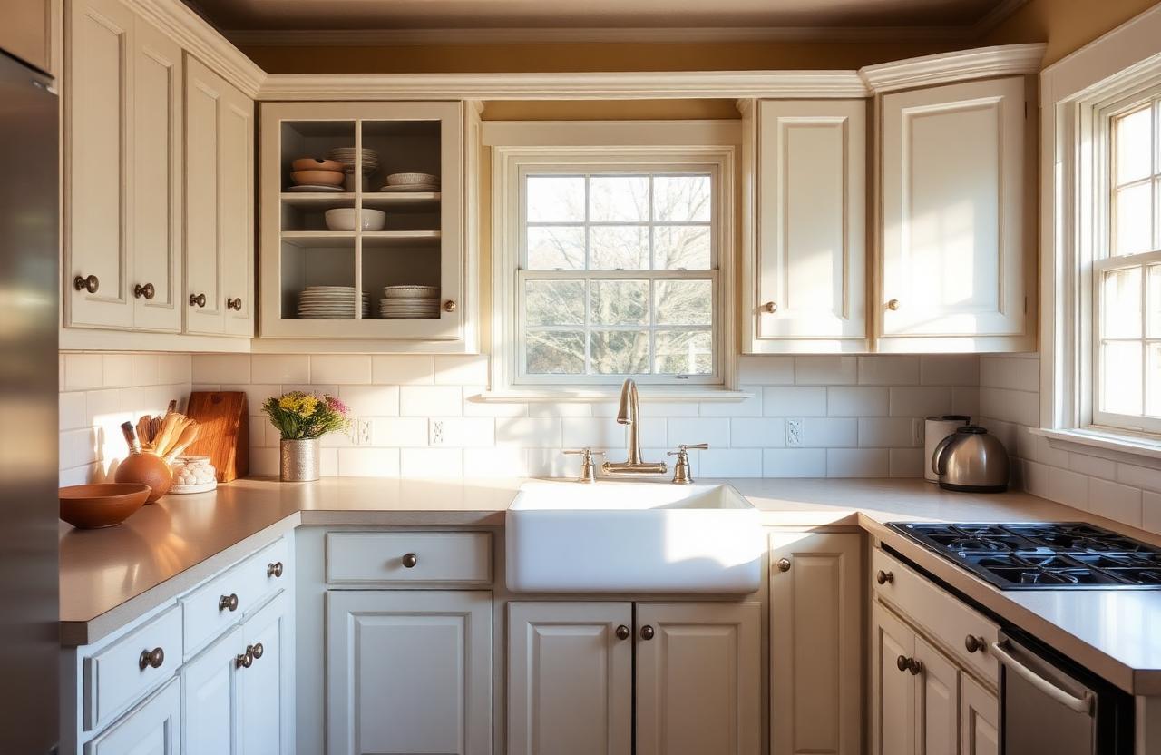 Refinished kitchen in Painesville, OH